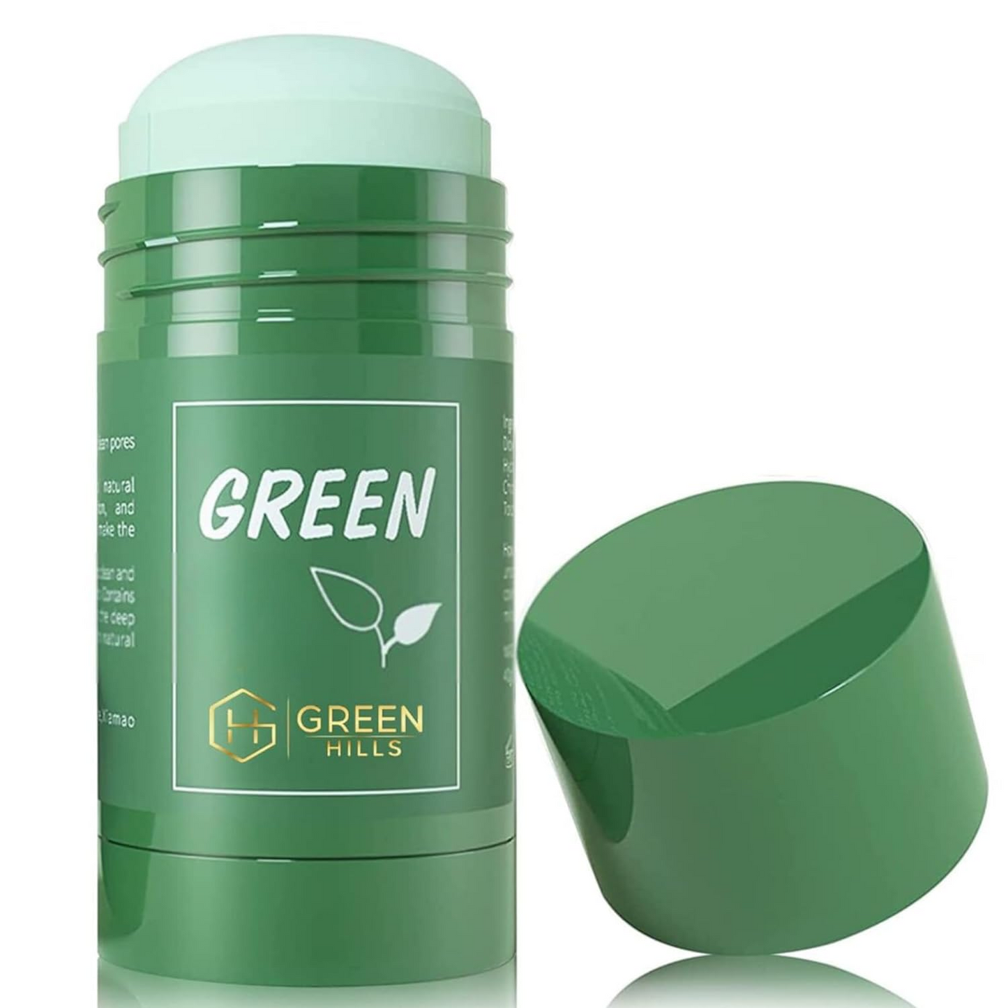 Green Mask with Blackhead Remover, Clay Face Mask with Green Tea Extract