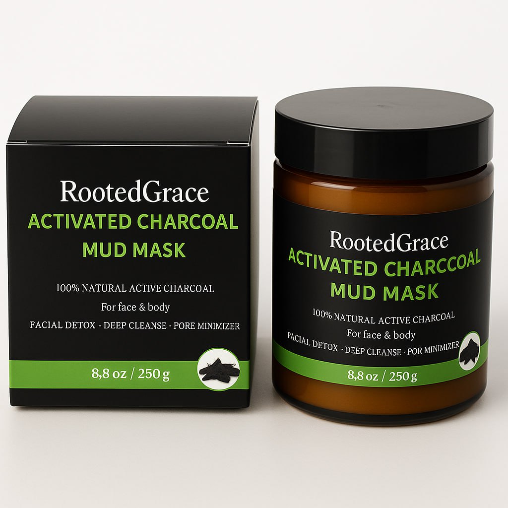 RootedGrace Activated Charcoal Mud Mask