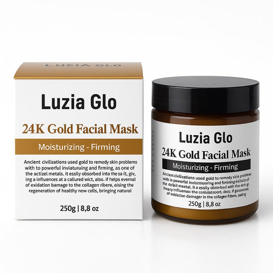 Luzia Glo 24K Gold Facial Mask – Moisturizing & Firming (250g / 8.8 oz)