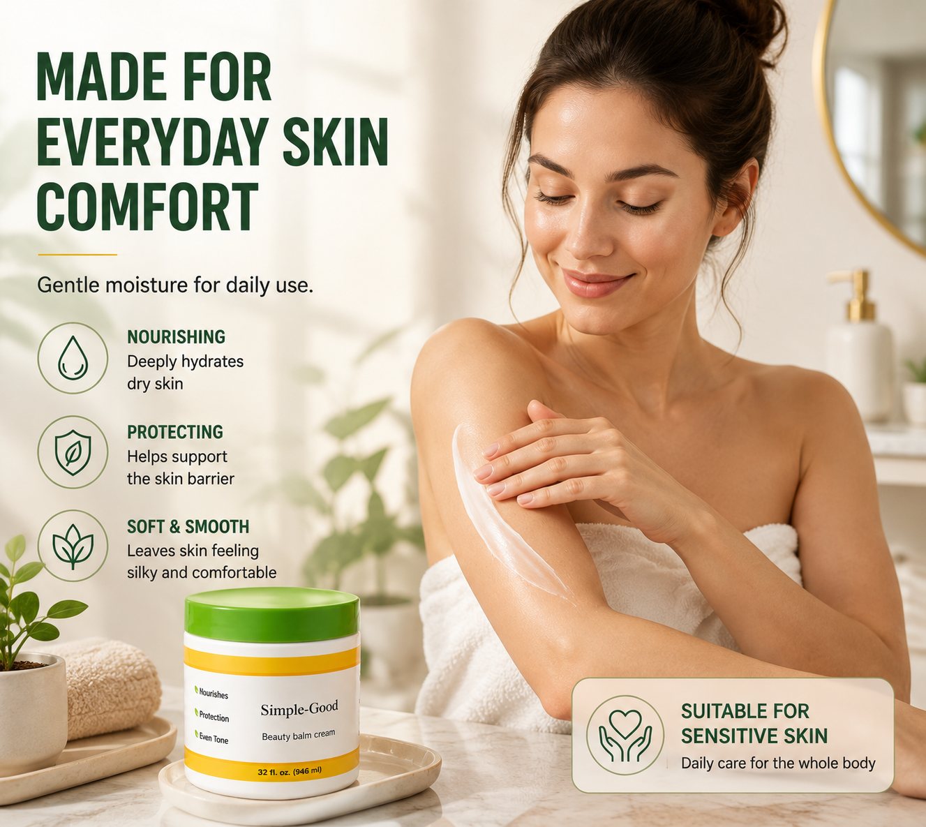 Daily Moisturizing Lotion for Sensitive Skin