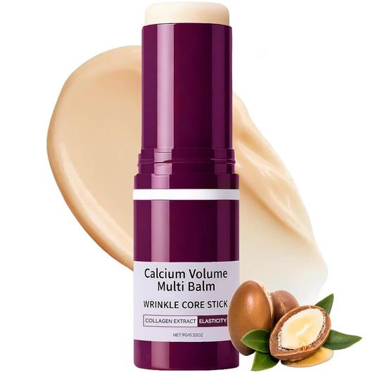 Calcium Multi Balm Stick – Korean Collagen Moisturizing Balm for Face, Eyes, Lips & Neck