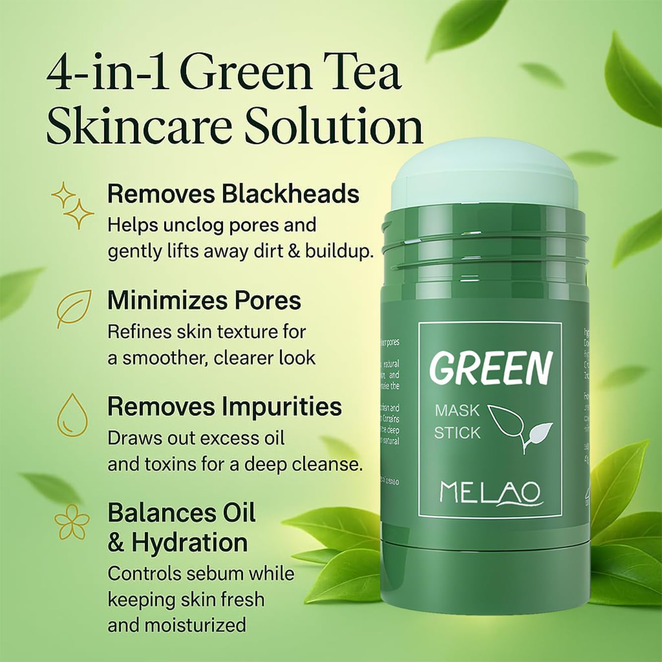 Green Tea Mask Stick (2 PCS)